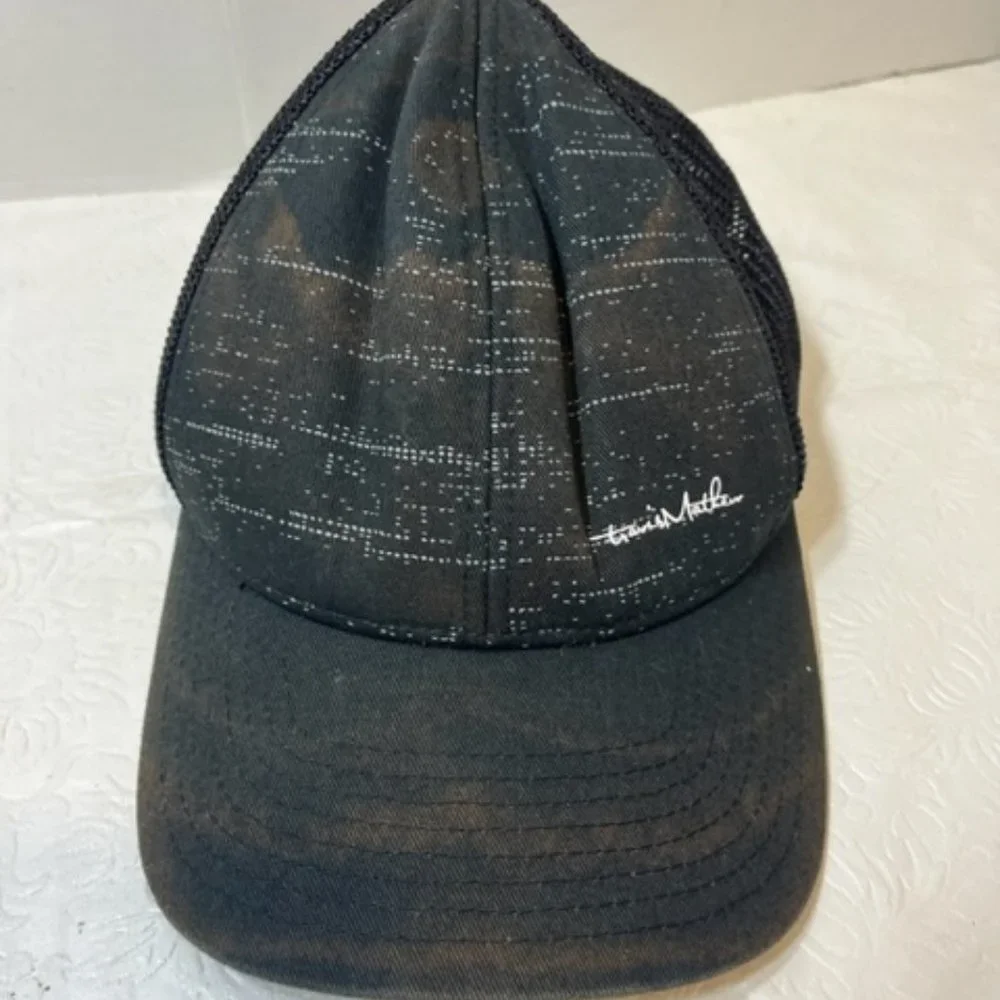 Travis Mathew Golf Cap Hat Flexfit Stretch Black S/M - Picture 5 of 9